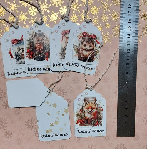 Vánoční visačky na dárky — foto 3