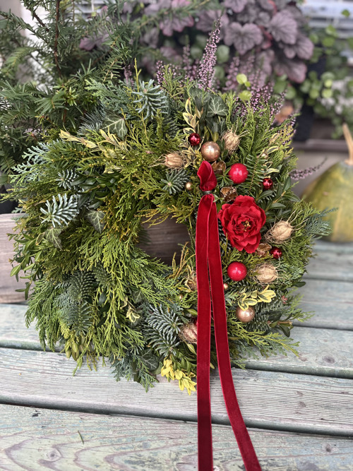 Přírodní vánoční věnec 39cm — foto 4