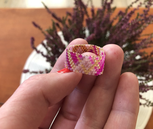 Miyuki prstýnek - Rosa de Oro — foto 5