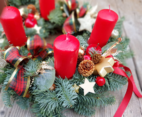 Přírodní adventní věnec - rezervace — foto 2