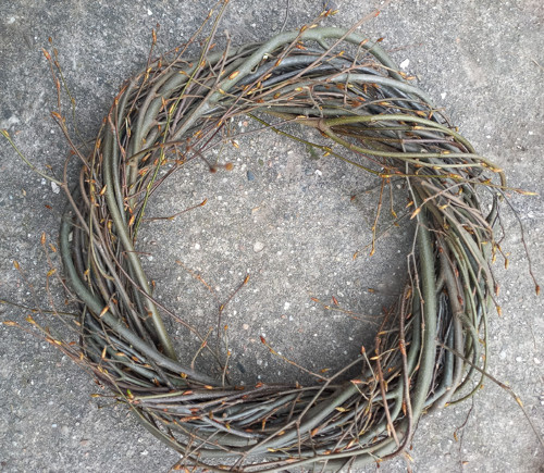 Věnec z proutí průměr cca 32 cm — foto 3