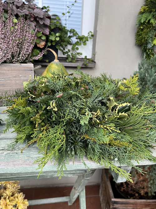 Přírodní věnec průměr 38cm — foto 2