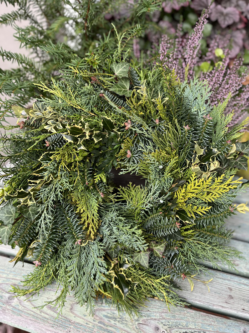 Přírodní věnec průměr 38cm — foto 4