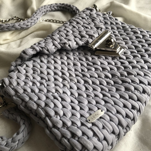 Elegantní ručně háčkovaná kabelka Psaníčko — foto 3