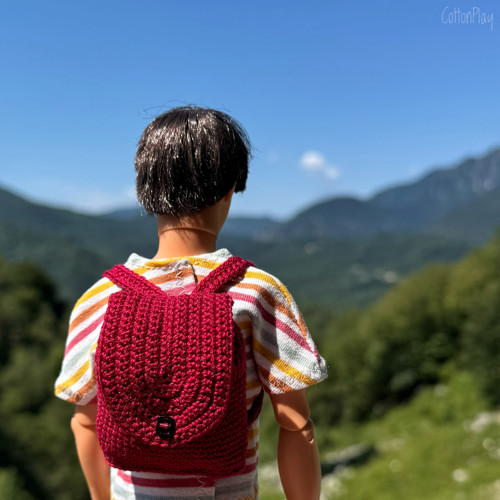 Batoh pro Kena - vínový — foto 2