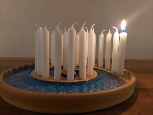 Adventní svícen spirála — foto 5