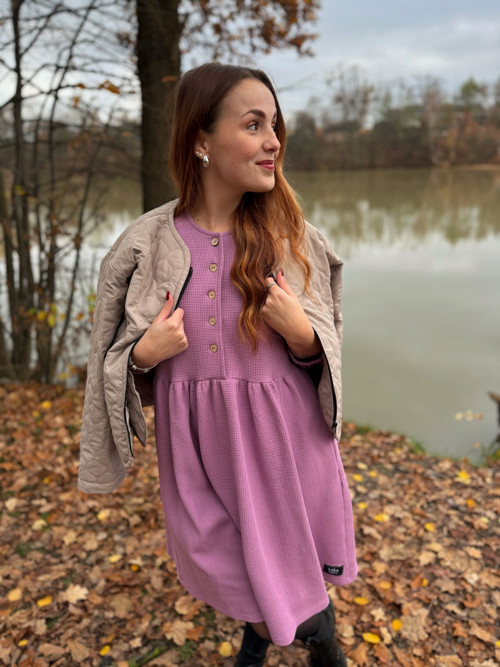 Vaflové šaty Anne — foto 4