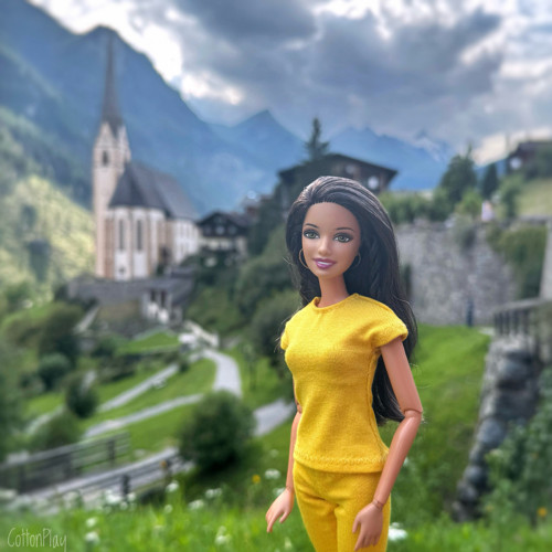 Tričko pro Barbie - žluté — foto 2