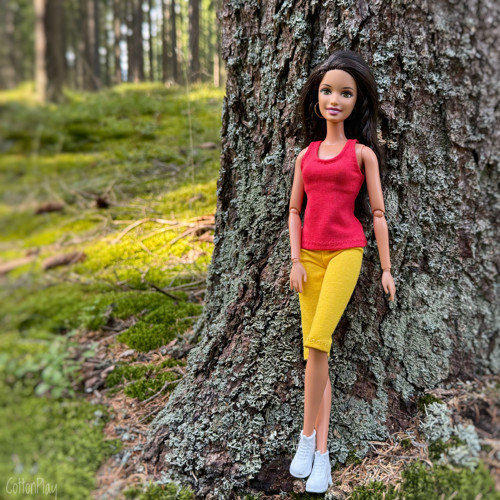 Leginy pro Barbie - žluté — foto 2