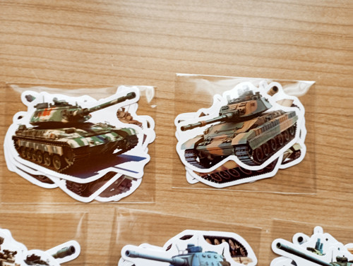 919 - Samolepky - tanky — foto 3