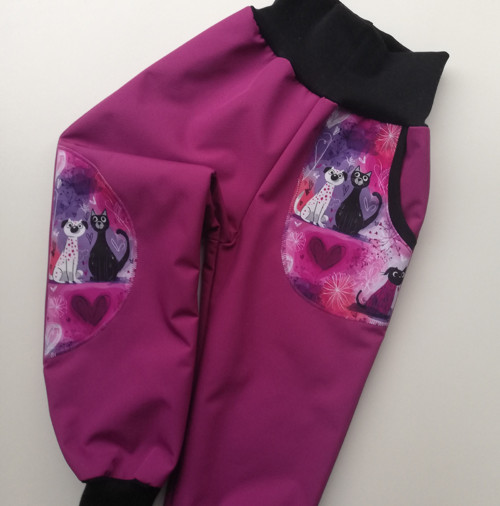 Softshell. kalhoty S BERÁNKEM - KOČIČKY — foto 2