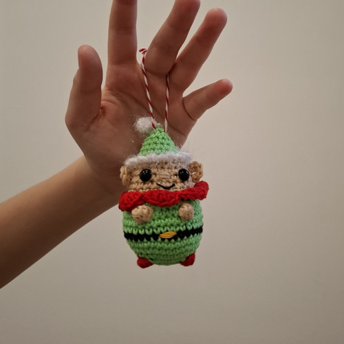Háčkovaná sada vánočních elfíků — foto 4