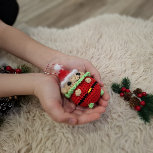 Háčkovaná sada vánočních elfíků — foto 2