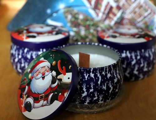Aromatická svíčka s dřevěným knotem — foto 2