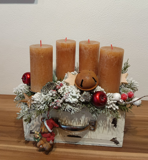 Adventní svicen, šuplík — foto 3