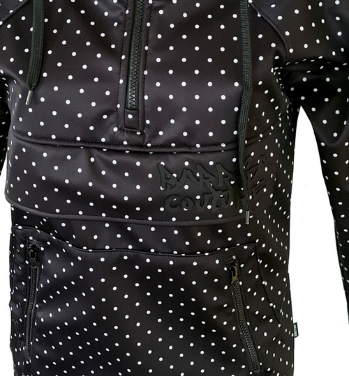 Luxusní dámská Softshell bunda Dropp Black / Dots — foto 5