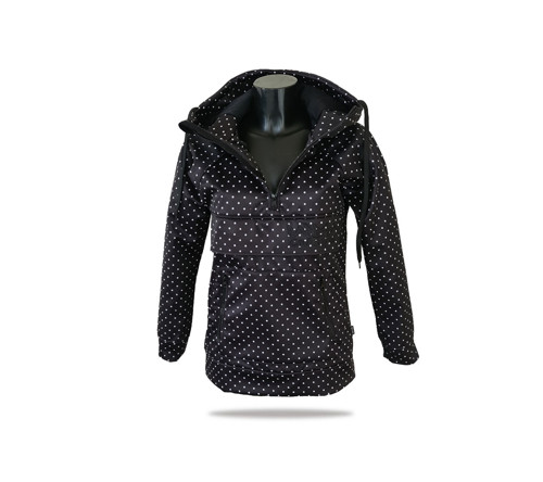 Luxusní dámská Softshell bunda Dropp Black / Dots — foto 6