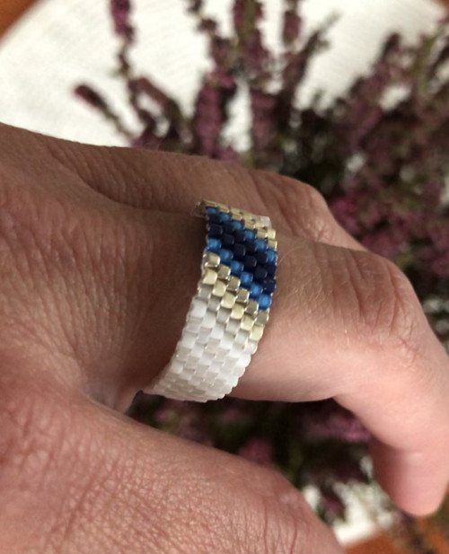Miyuki prstýnek - Royal Stripe — foto 3