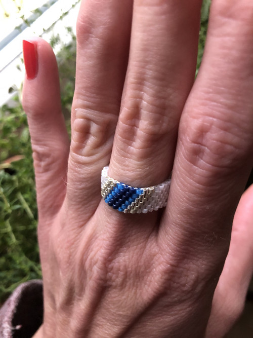Miyuki prstýnek - Royal Stripe — foto 4