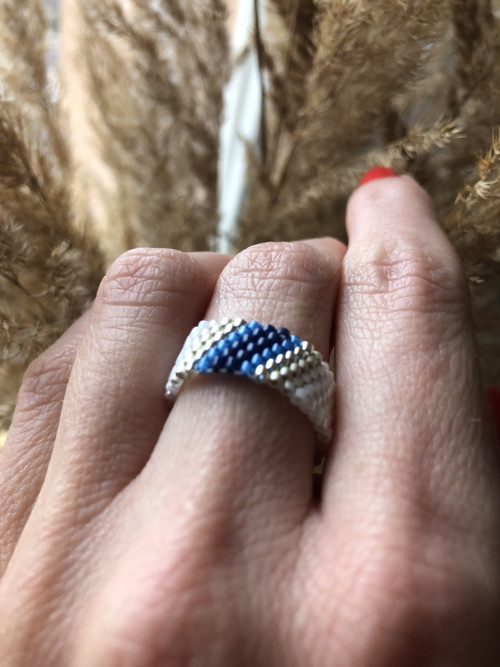 Miyuki prstýnek - Royal Stripe — foto 2