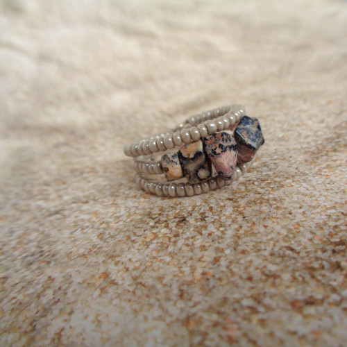 Prstýnek ,,Jaspis leopardí" — foto 2