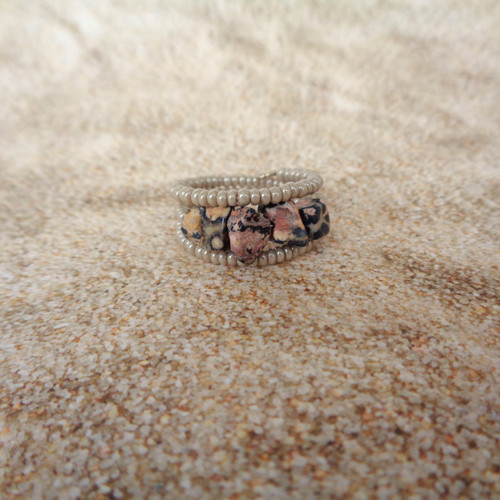 Prstýnek ,,Jaspis leopardí" — foto 5