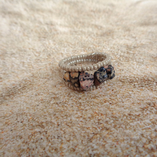 Prstýnek ,,Jaspis leopardí" — foto 6