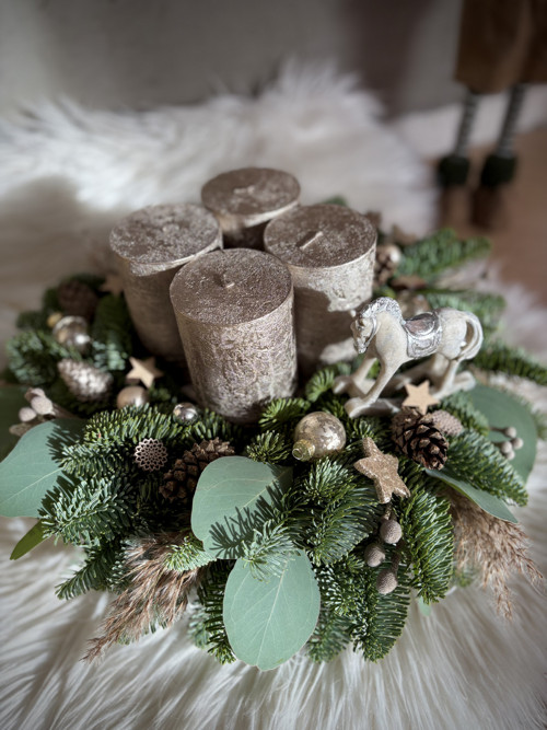 Adventní věnec “S dotykem luxusu” — foto 4