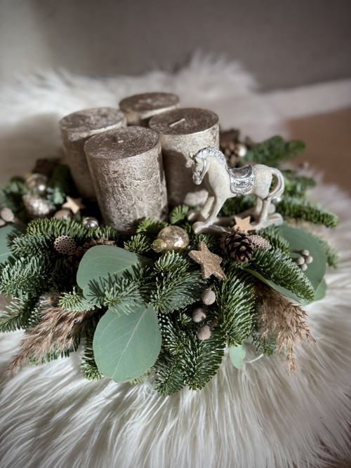 Adventní věnec “S dotykem luxusu” — foto 6