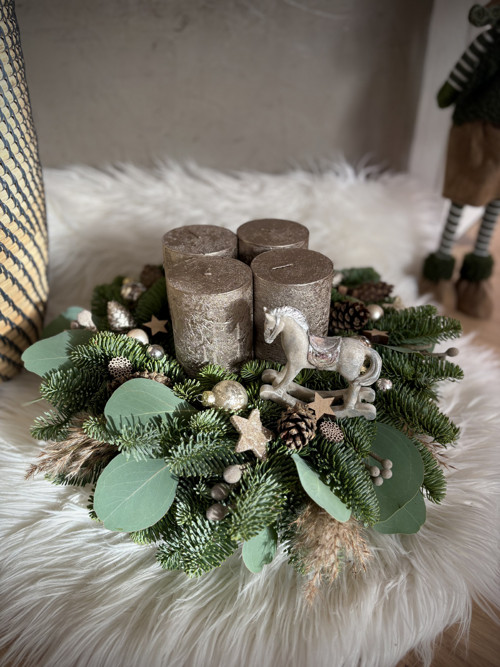 Adventní věnec “S dotykem luxusu” — foto 5
