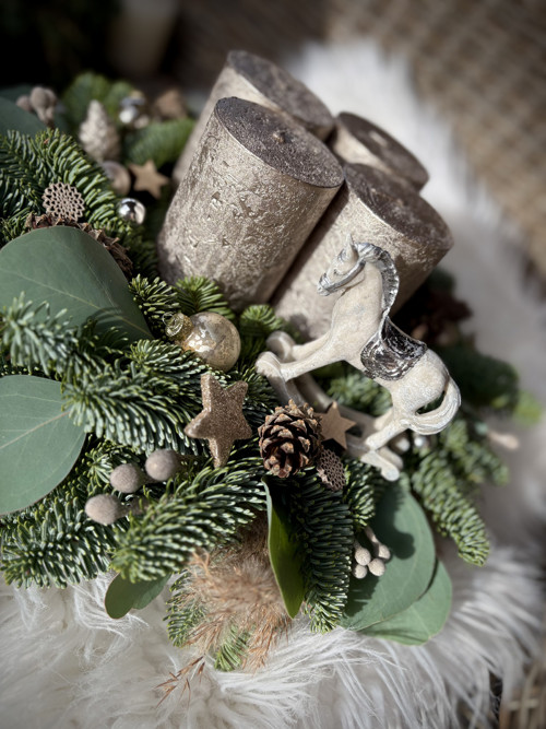 Adventní věnec “S dotykem luxusu” — foto 2