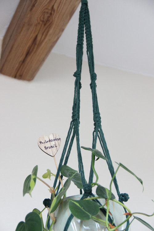 Macramé závěs na květiny — foto 3