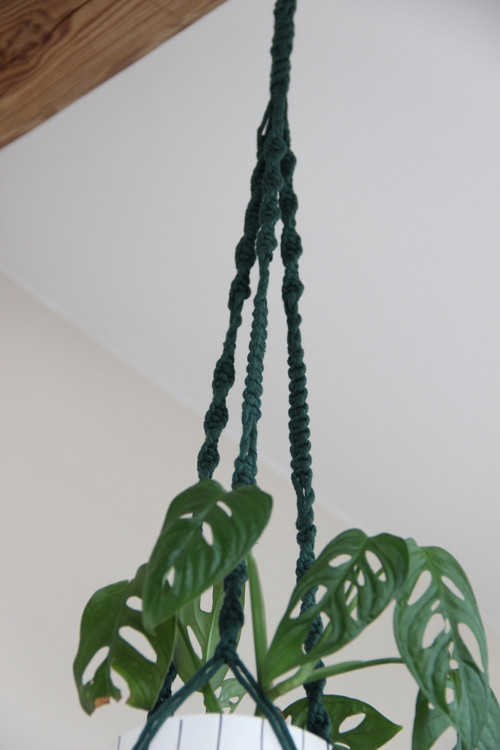 Macramé závěs na květiny — foto 3