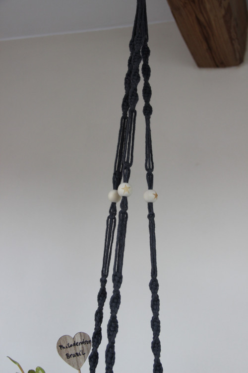 Macramé závěs na květiny — foto 2