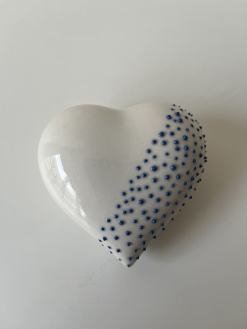 Srdce z porcelánu-dekorace — foto 3