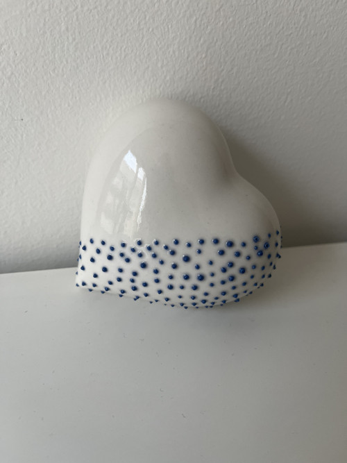 Srdce z porcelánu-dekorace — foto 2