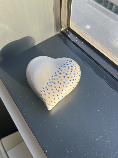Srdce z porcelánu-dekorace — foto 4