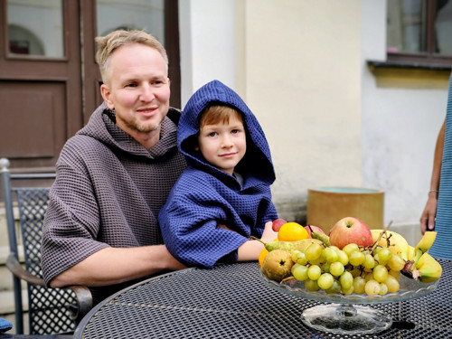 Vaflové pončo — foto 2