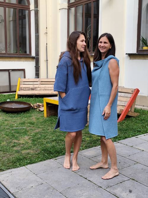 Vaflové pončo — foto 4