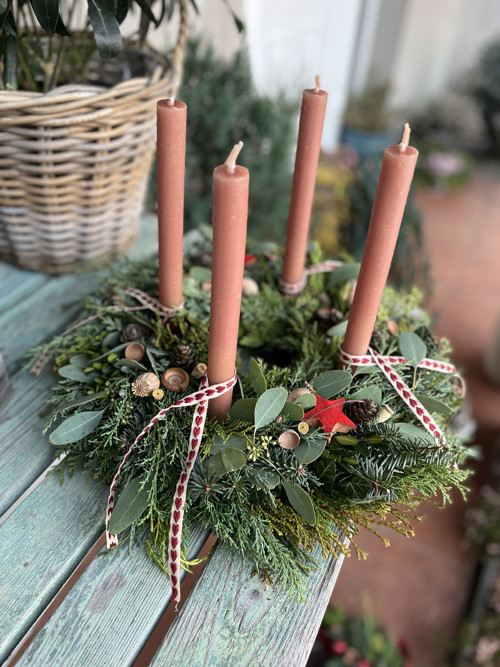 Adventní věnec přírodní — foto 2