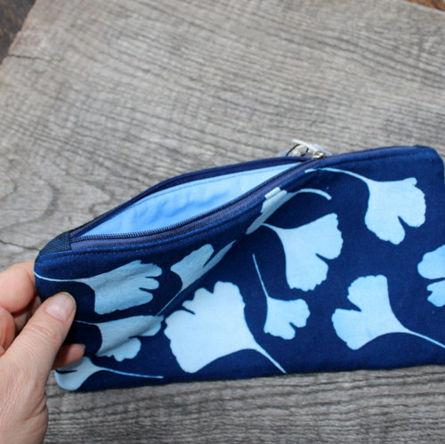 Zipová taštička Blue gingo NO2 — foto 3