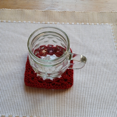Vánoční háčkované prostírky 2 ks — foto 3