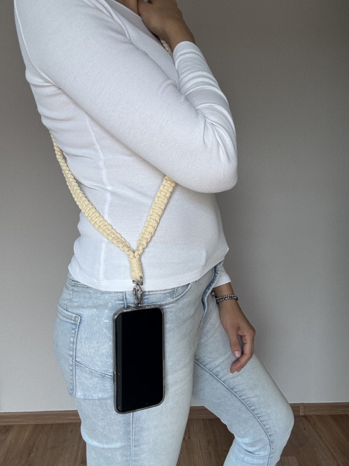 Macrame popruh na mobil — foto 3