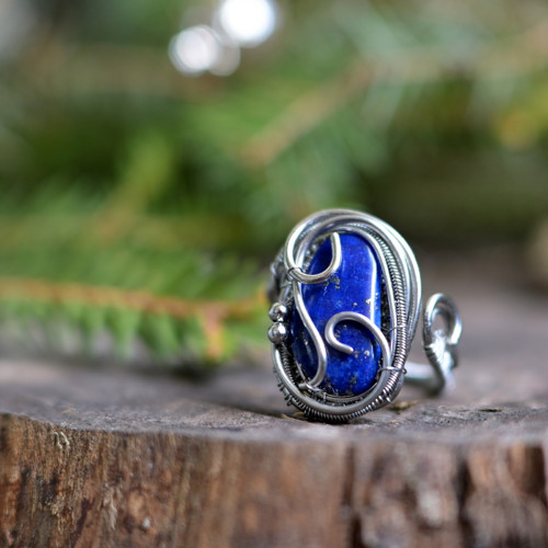 Lapis lazuli prsten — foto 4