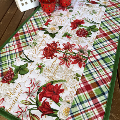 Christmas Blooms - běhoun — foto 2