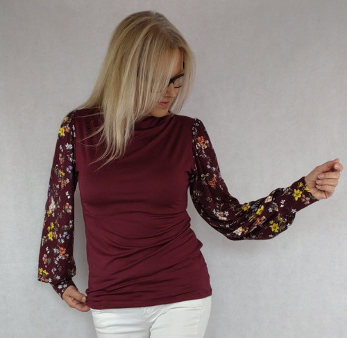 Elegantní tričko- halenka — foto 3