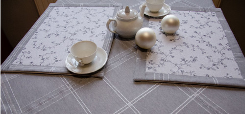 Ubrus 120x160 - Silvery Noire — foto 2