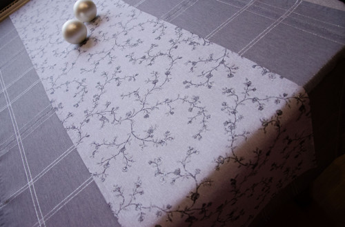 Ubrus 120x160 - Silvery Noire — foto 5