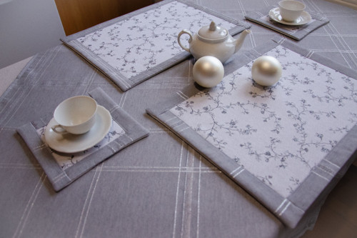 Ubrus 120x160 - Silvery Noire — foto 3