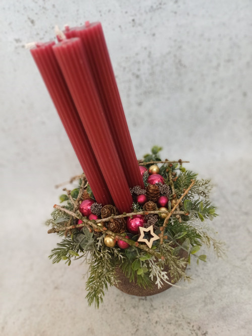 Adventní svícen do vínova — foto 6